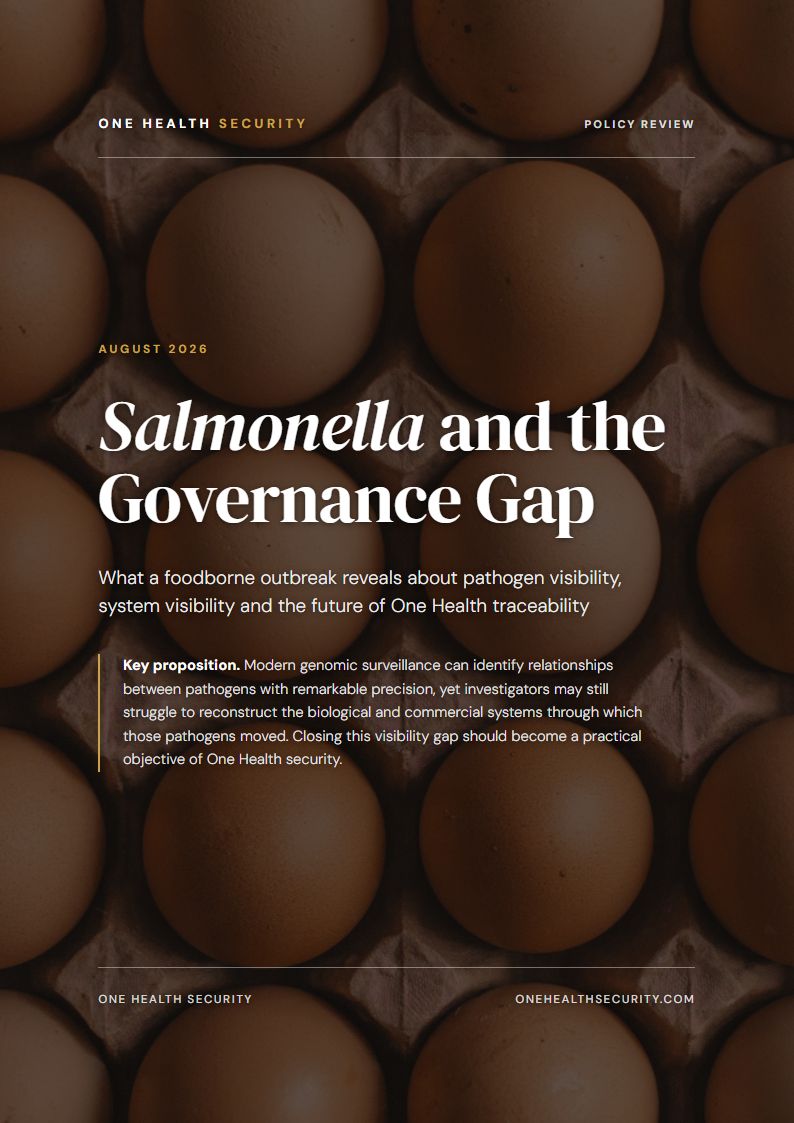 Cover — Salmonella and the Governance Gap